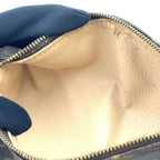 Louis Vuitton Trousse Monogram Leather Brown Pouch Gold — view 6