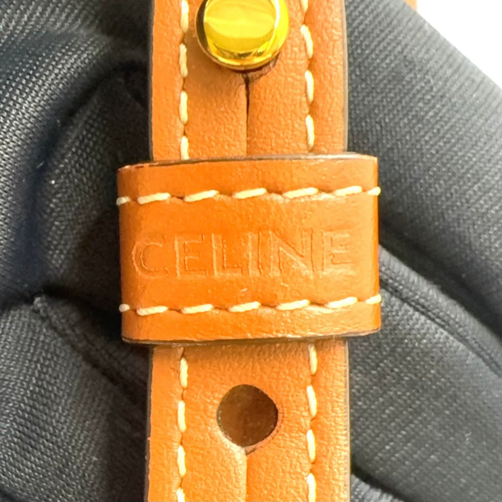 Celine Mini Vertical Cover 2-Way Shoulder Leather Brown Light Handbag Gold — view 4