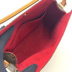 Louis Vuitton Recital Monogram Leather Brown Handbag Gold — view 3
