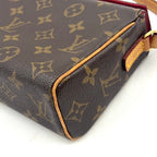Louis Vuitton Recital Monogram Leather Brown Handbag Gold — view 8