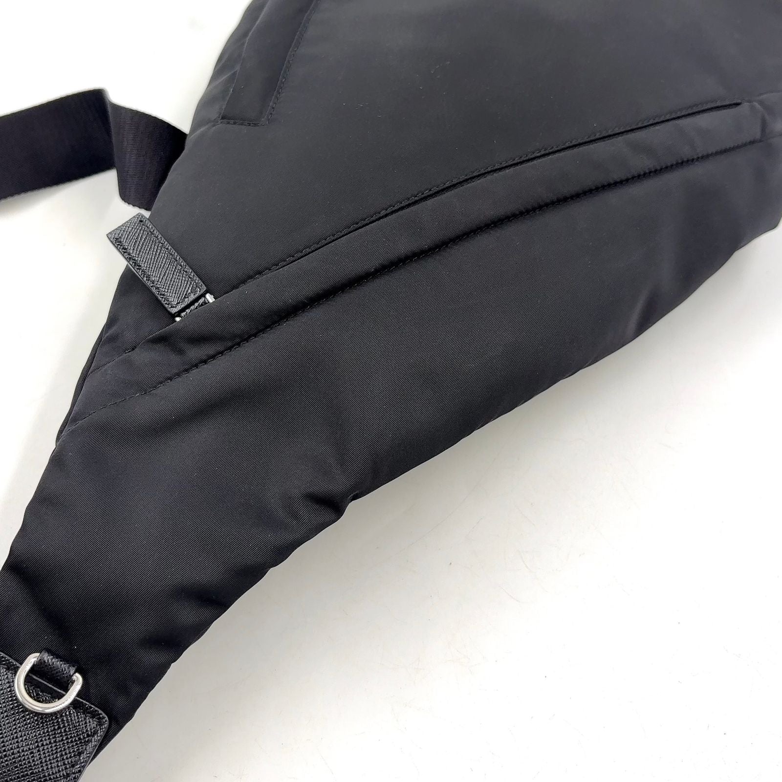 Prada Re-Nylon Triangle Handbag — view 8