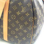 Louis Vuitton Keepall Bandouliere 60 Monogram Leather Brown Light Boston Bag — view 7