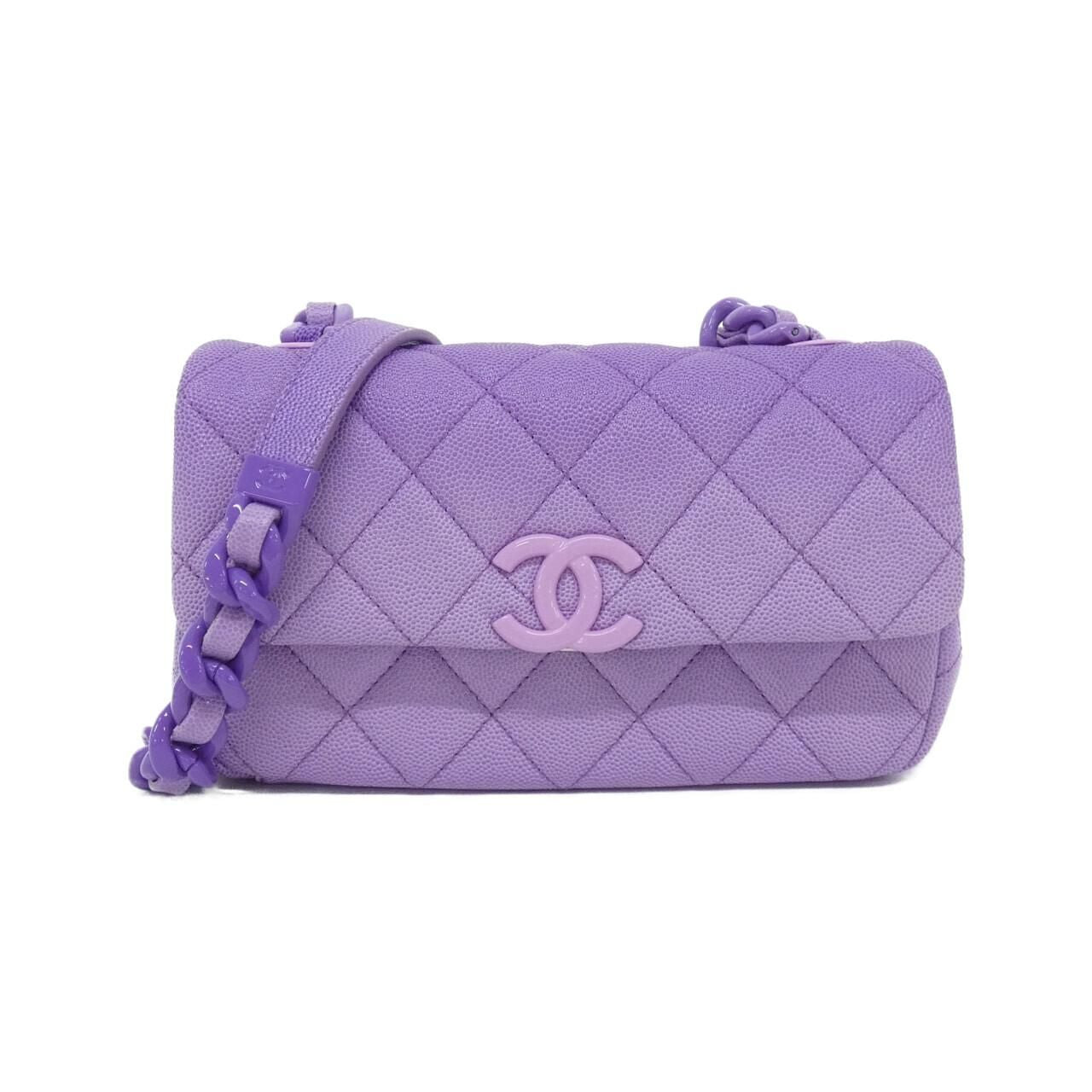 Chanel Shoulder Bag Purple
