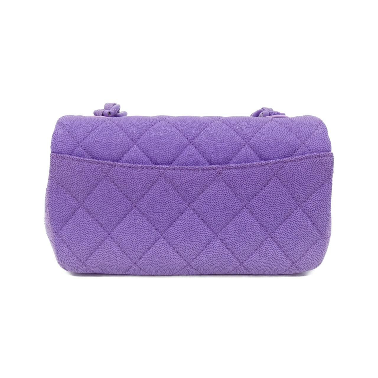 Chanel Shoulder Bag Purple — view 2