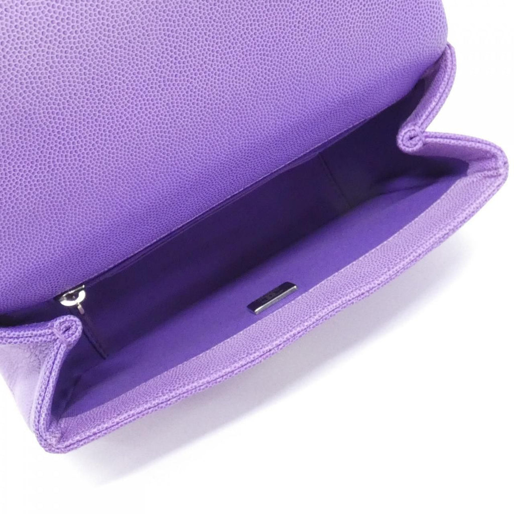 Chanel Shoulder Bag Purple — view 7
