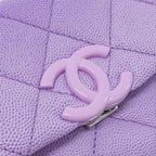 Chanel Shoulder Bag Purple — view 5