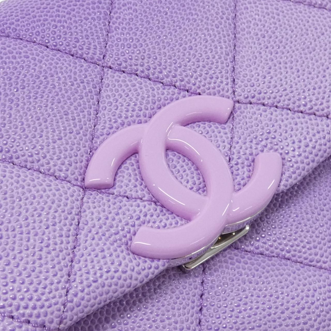 Chanel Shoulder Bag Purple — view 5