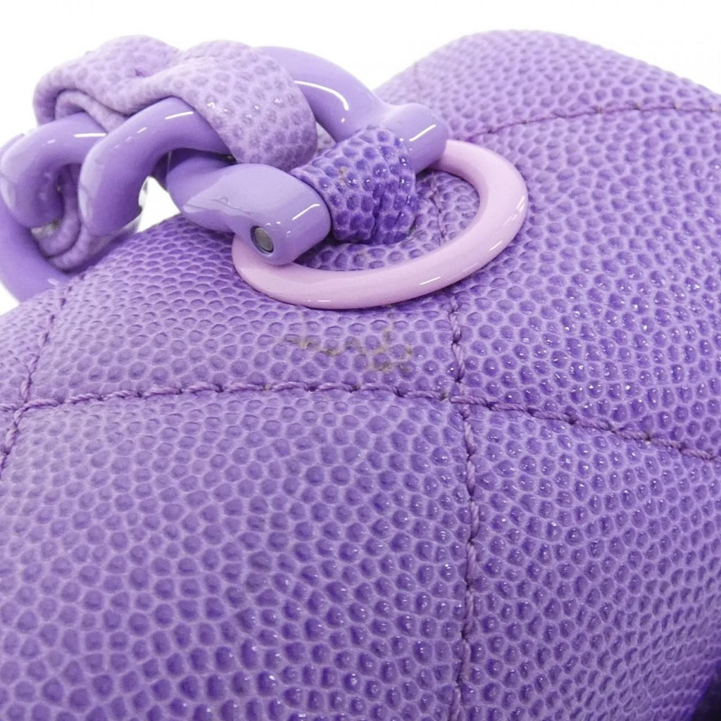 Chanel Shoulder Bag Purple — view 4