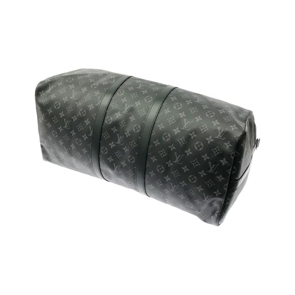 Louis Vuitton Monogram Eclipse Keepall Bandouliere 55 Boston Bag — view 2