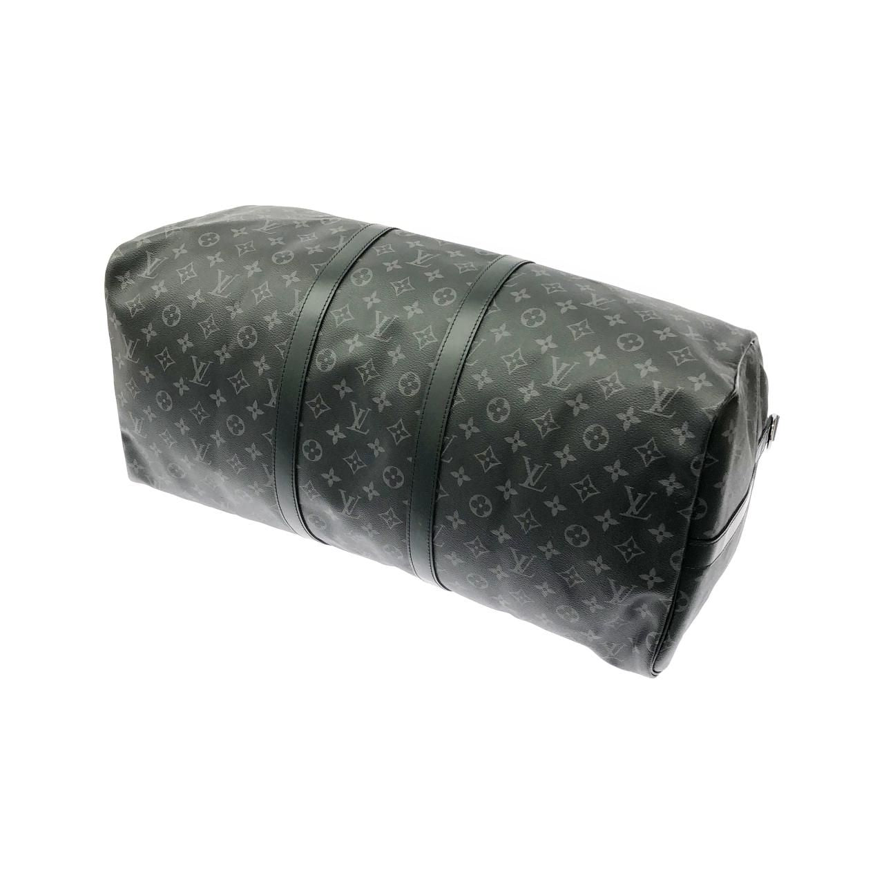 Louis Vuitton Monogram Eclipse Keepall Bandouliere 55 Boston Bag — view 2