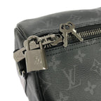 Louis Vuitton Monogram Eclipse Keepall Bandouliere 55 Boston Bag — view 3