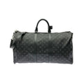 Louis Vuitton Monogram Eclipse Keepall Bandouliere 55 Boston Bag