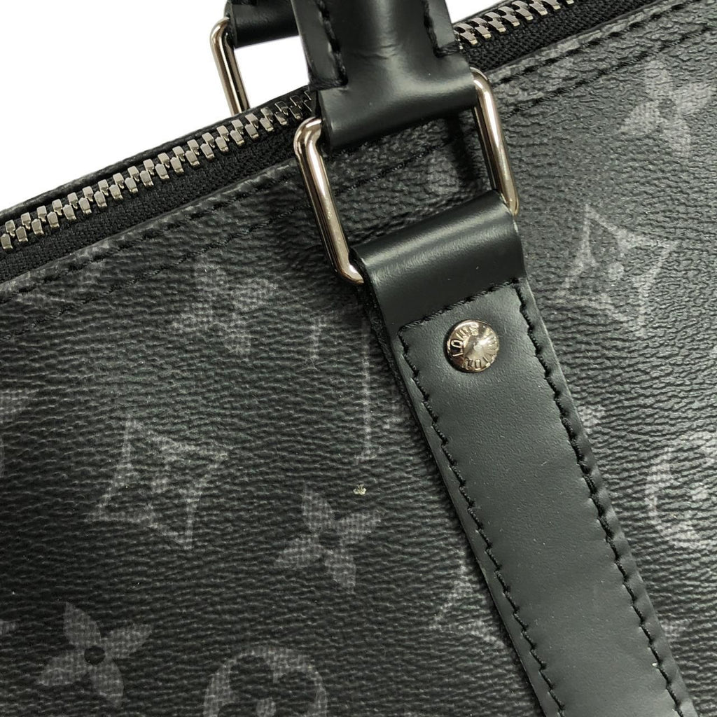 Louis Vuitton Monogram Eclipse Keepall Bandouliere 55 Boston Bag — view 6