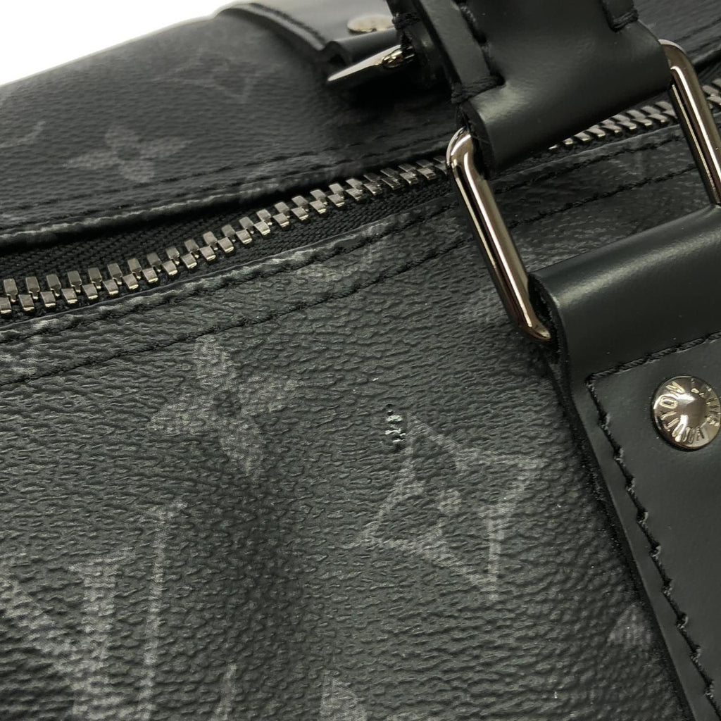 Louis Vuitton Monogram Eclipse Keepall Bandouliere 55 Boston Bag — view 5