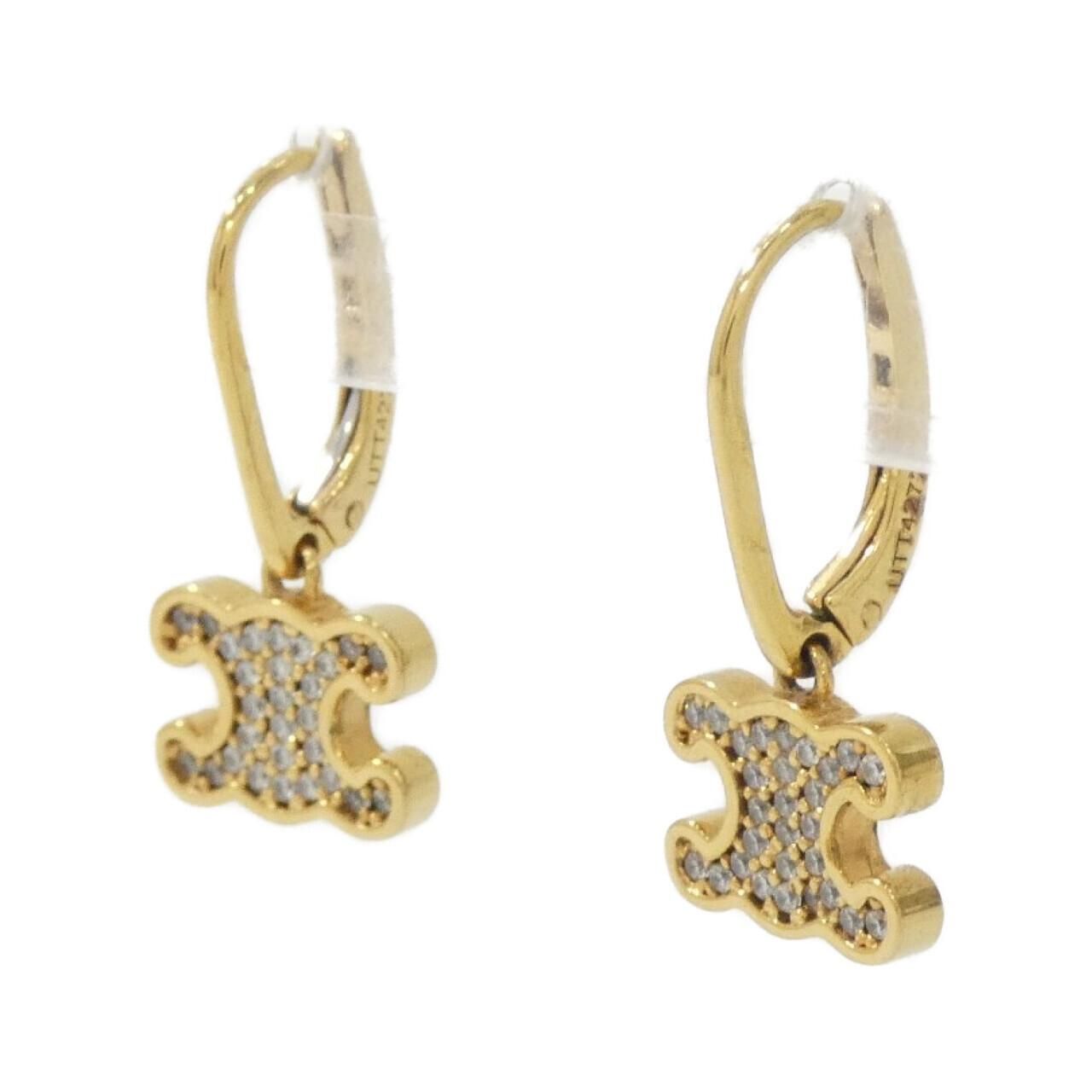 Celine Earrings Gold — view 2