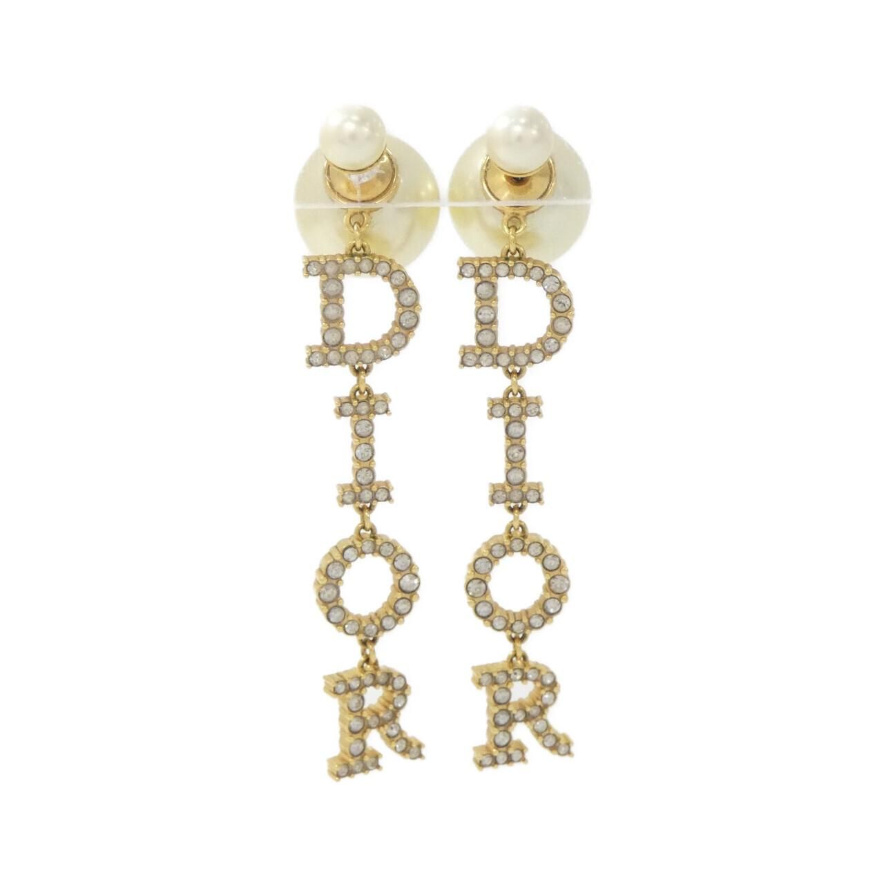 Dior Tribal Earrings Gold
