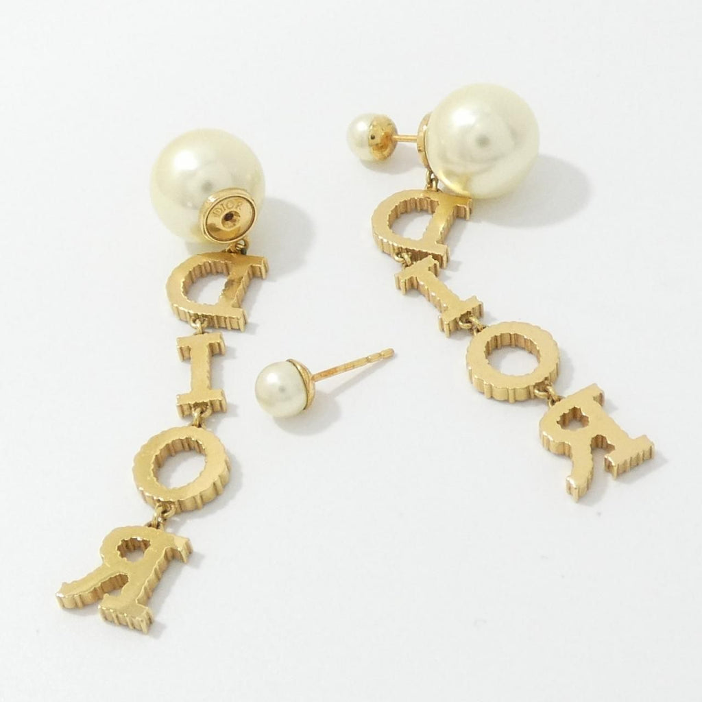 Dior Tribal Earrings Gold — view 3
