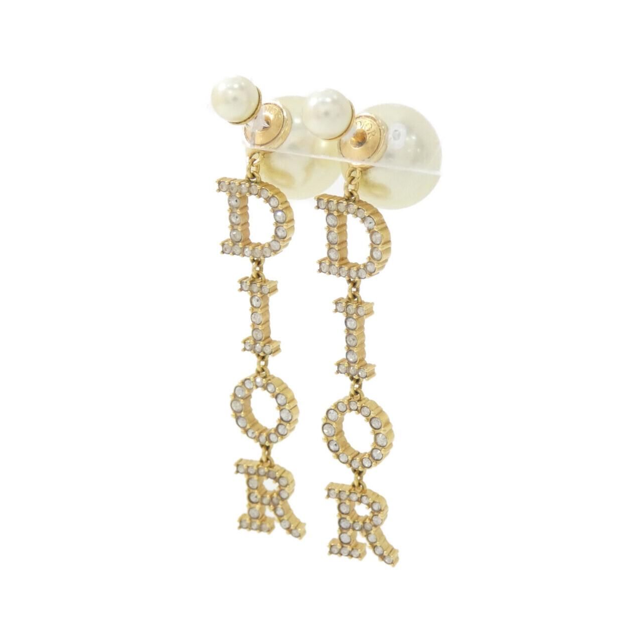 Dior Tribal Earrings Gold — view 2