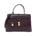Celine 16 Bag Handbag Burgundy