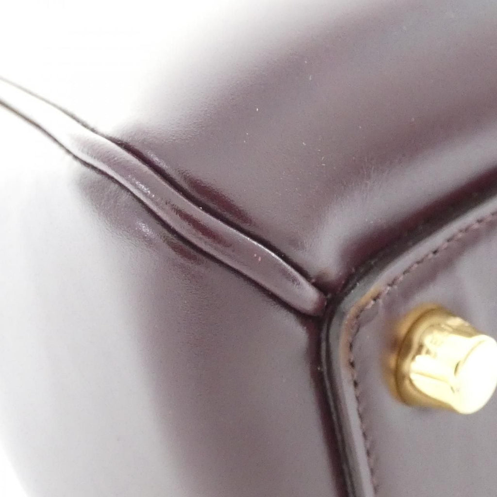 Celine 16 Bag Handbag Burgundy — view 3