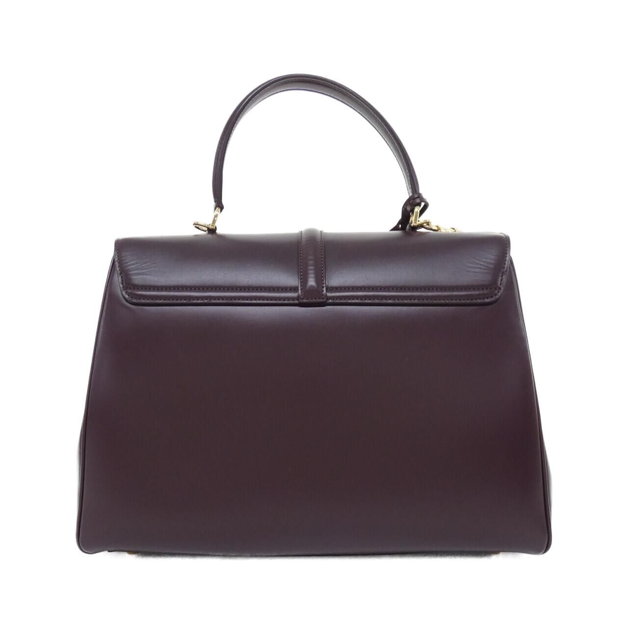 Celine 16 Bag Handbag Burgundy — view 2