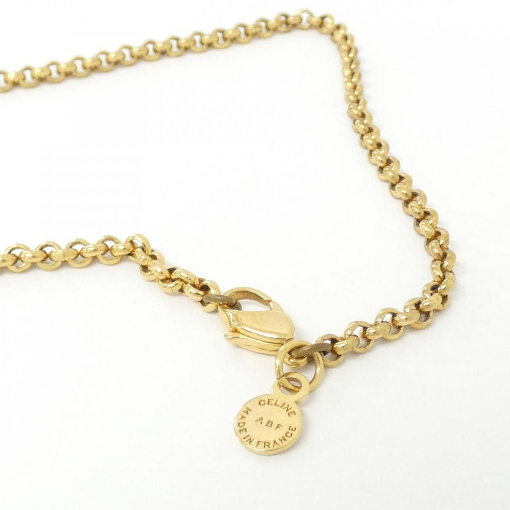 Celine Vintage Necklace Gold — view 5