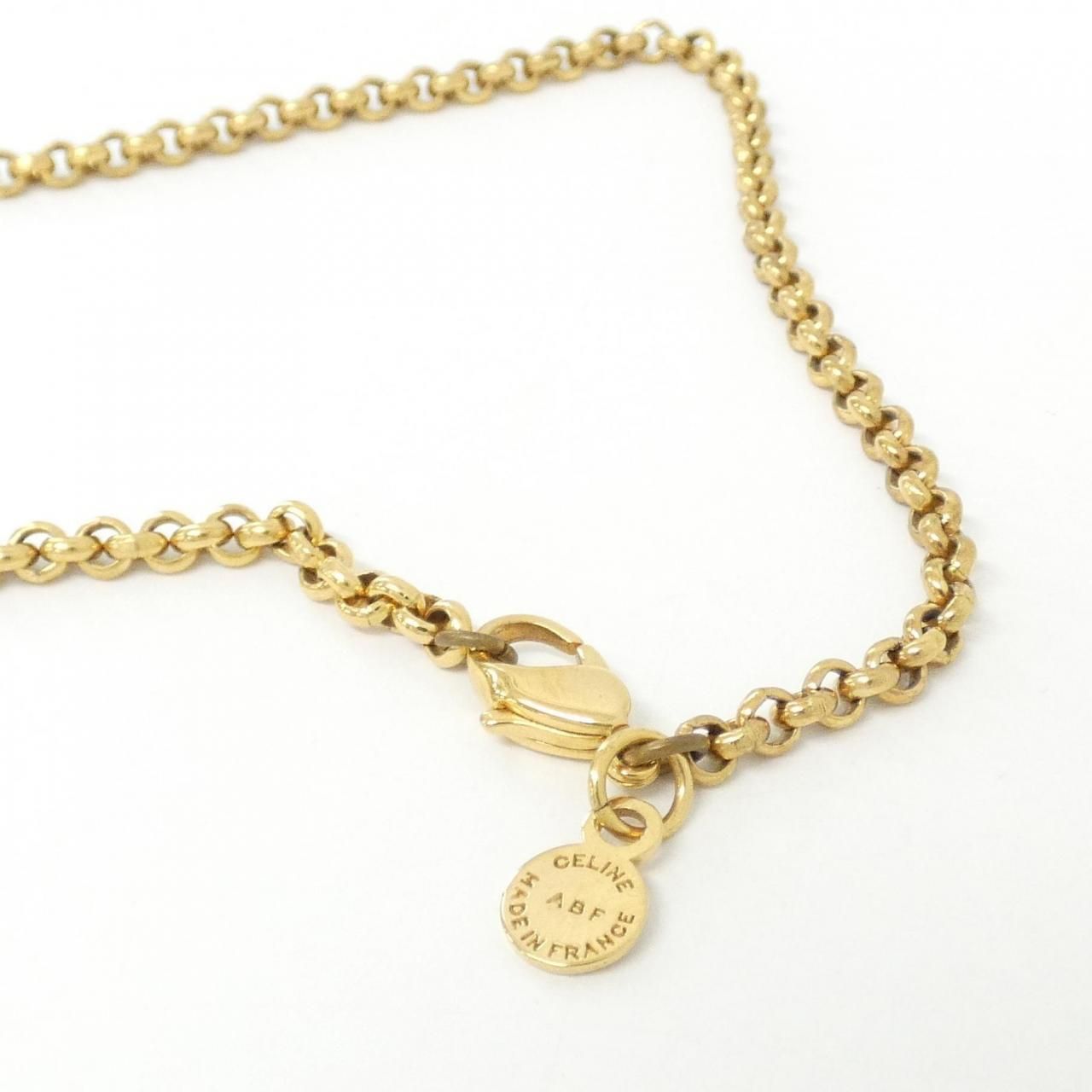 Celine Vintage Necklace Gold — view 5
