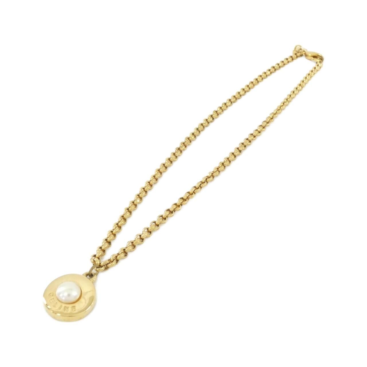 Celine Vintage Necklace Gold — view 2