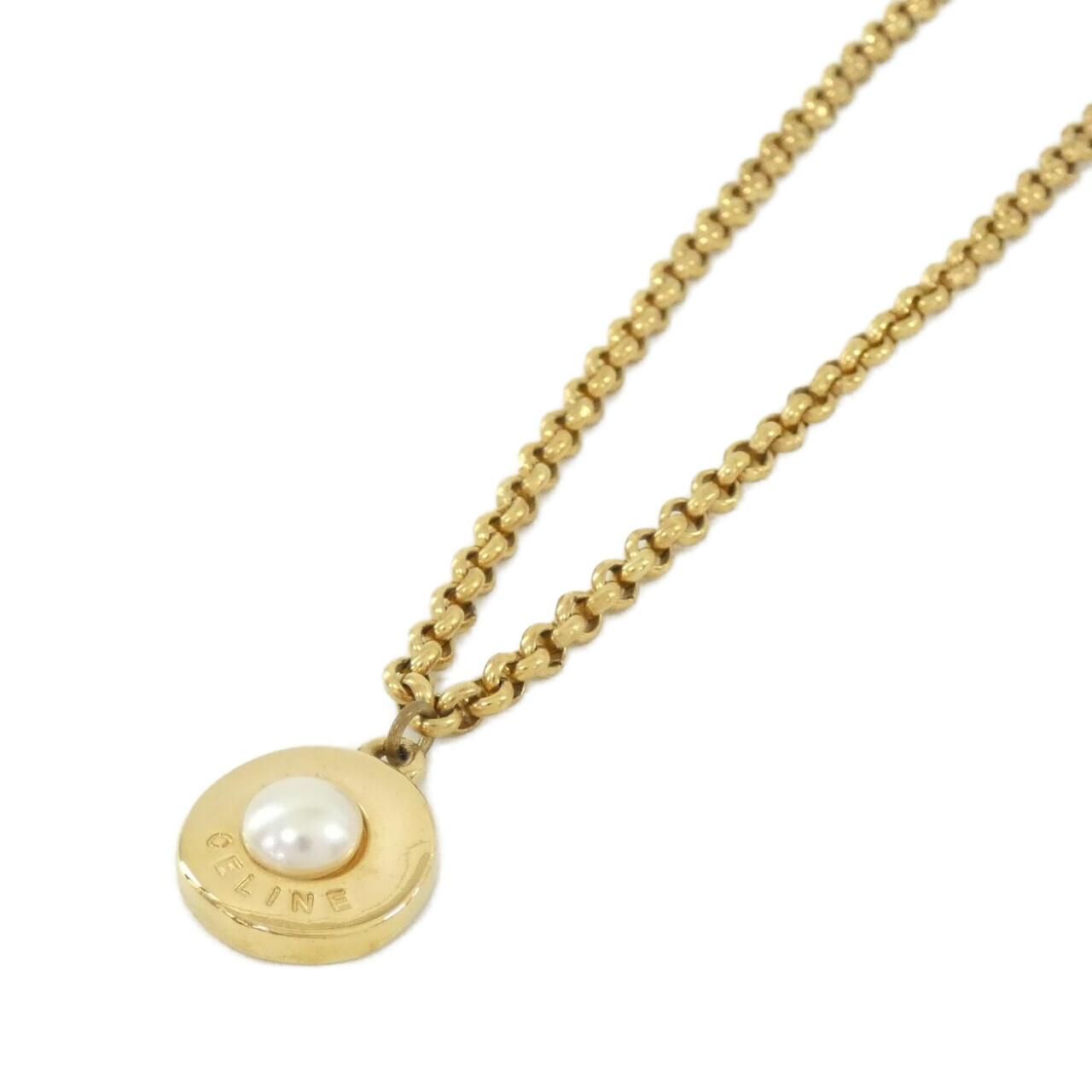 Celine Vintage Necklace Gold