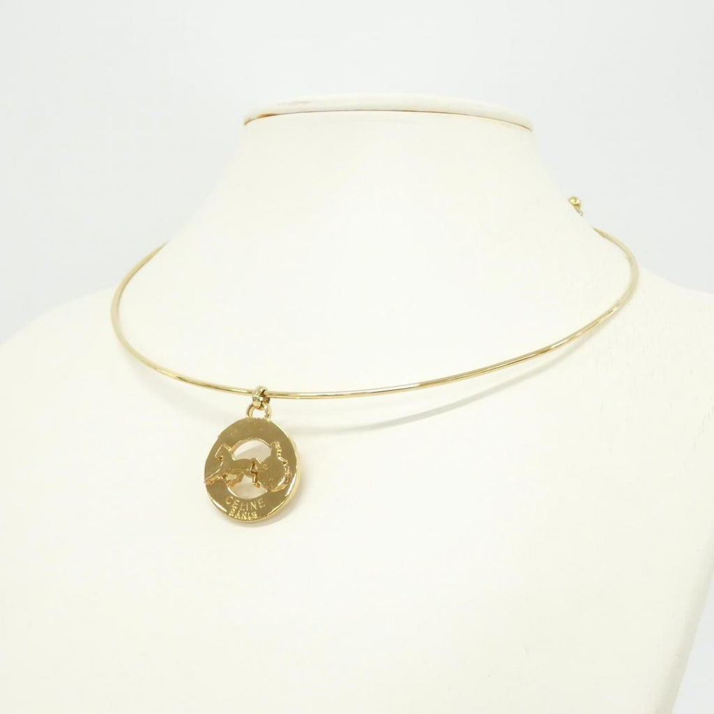 Celine Vintage Necklace Gold — view 5