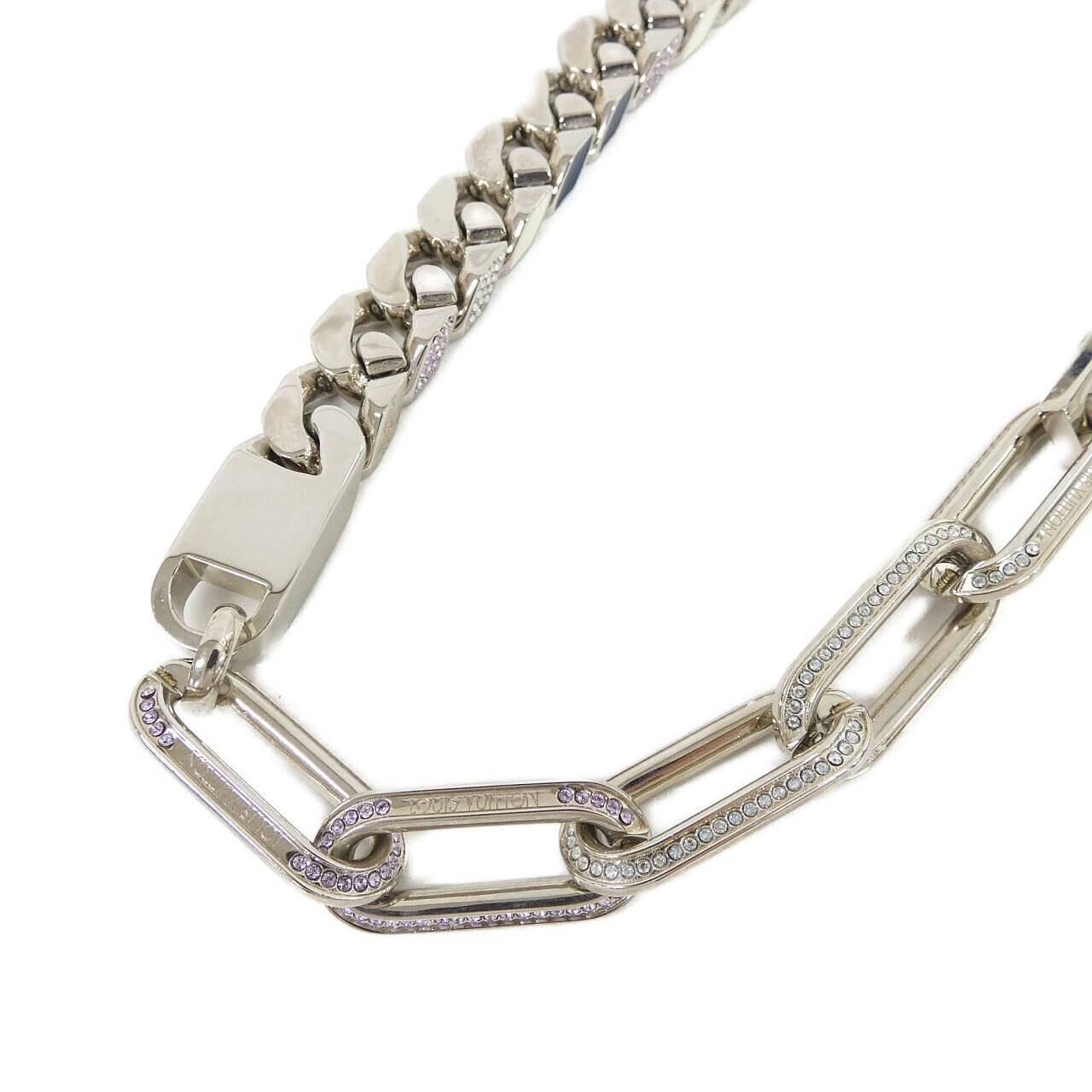 Louis Vuitton Collier Mix Chain Link Patches Necklace — view 3