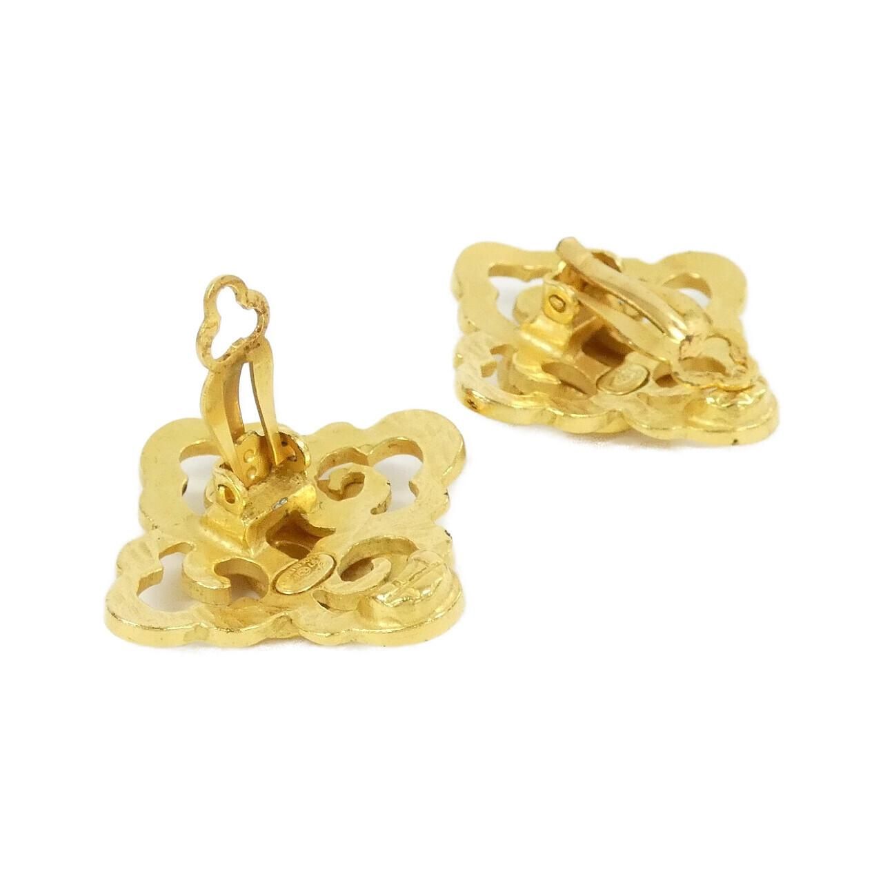 Chanel Vintage Earrings Gold — view 3
