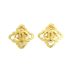 Chanel Vintage Earrings Gold