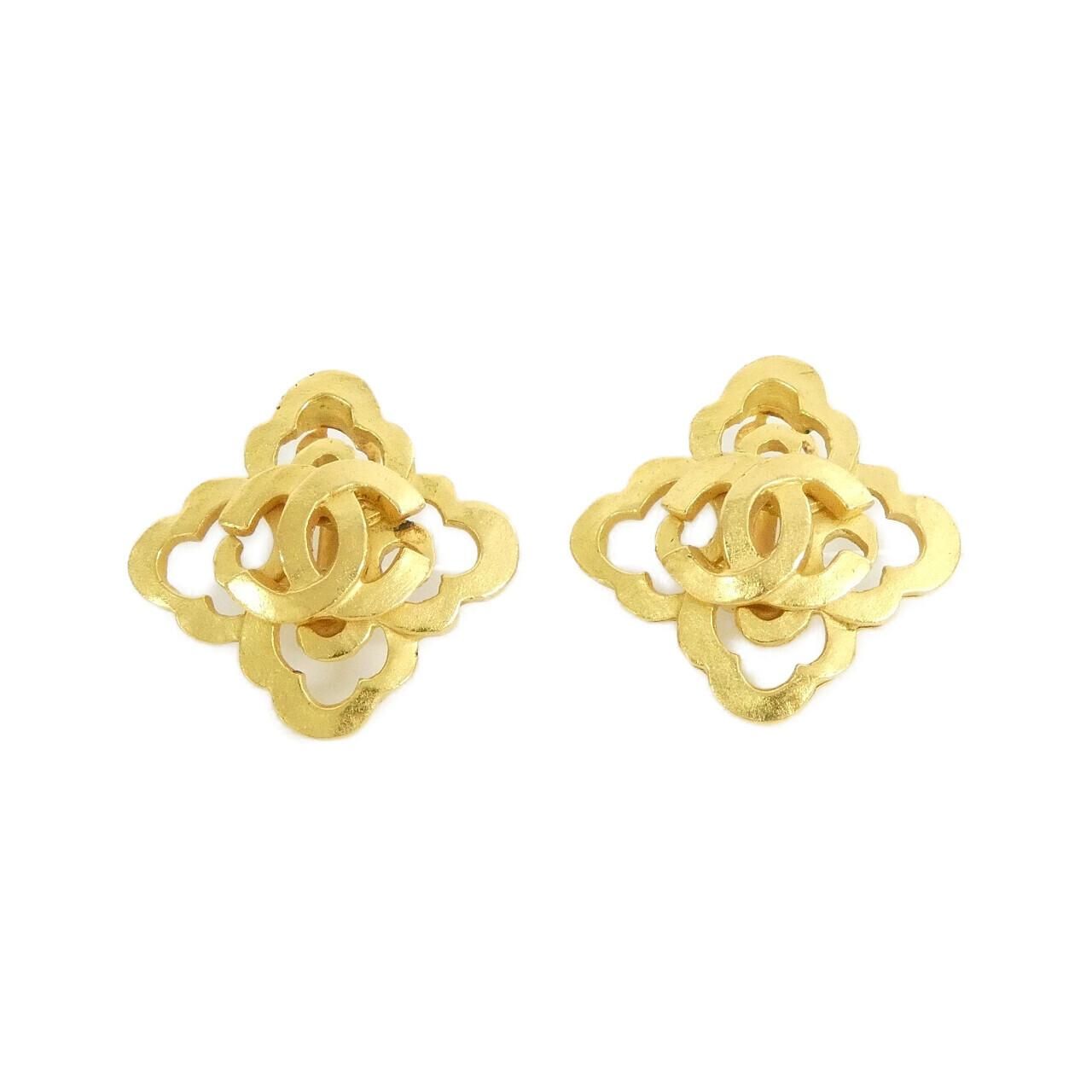 Chanel Vintage Earrings Gold