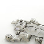 Chanel Vintage Brooch Silver — view 3