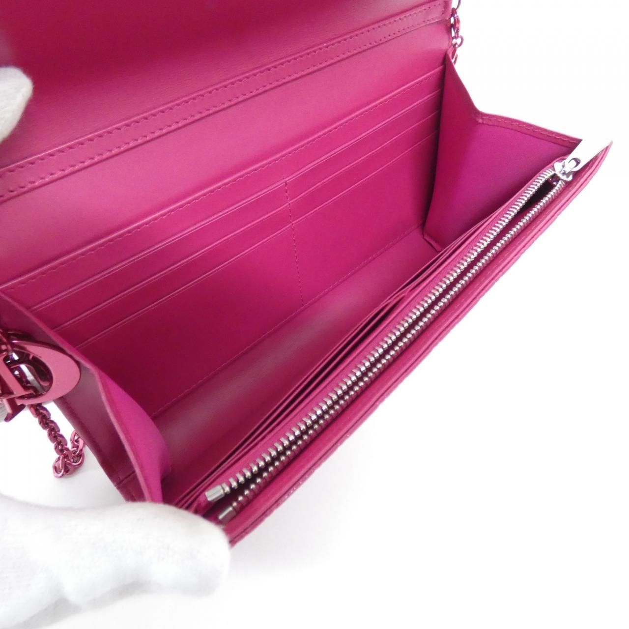 Dior Lady Chain Wallet Shoulder Bag — view 7