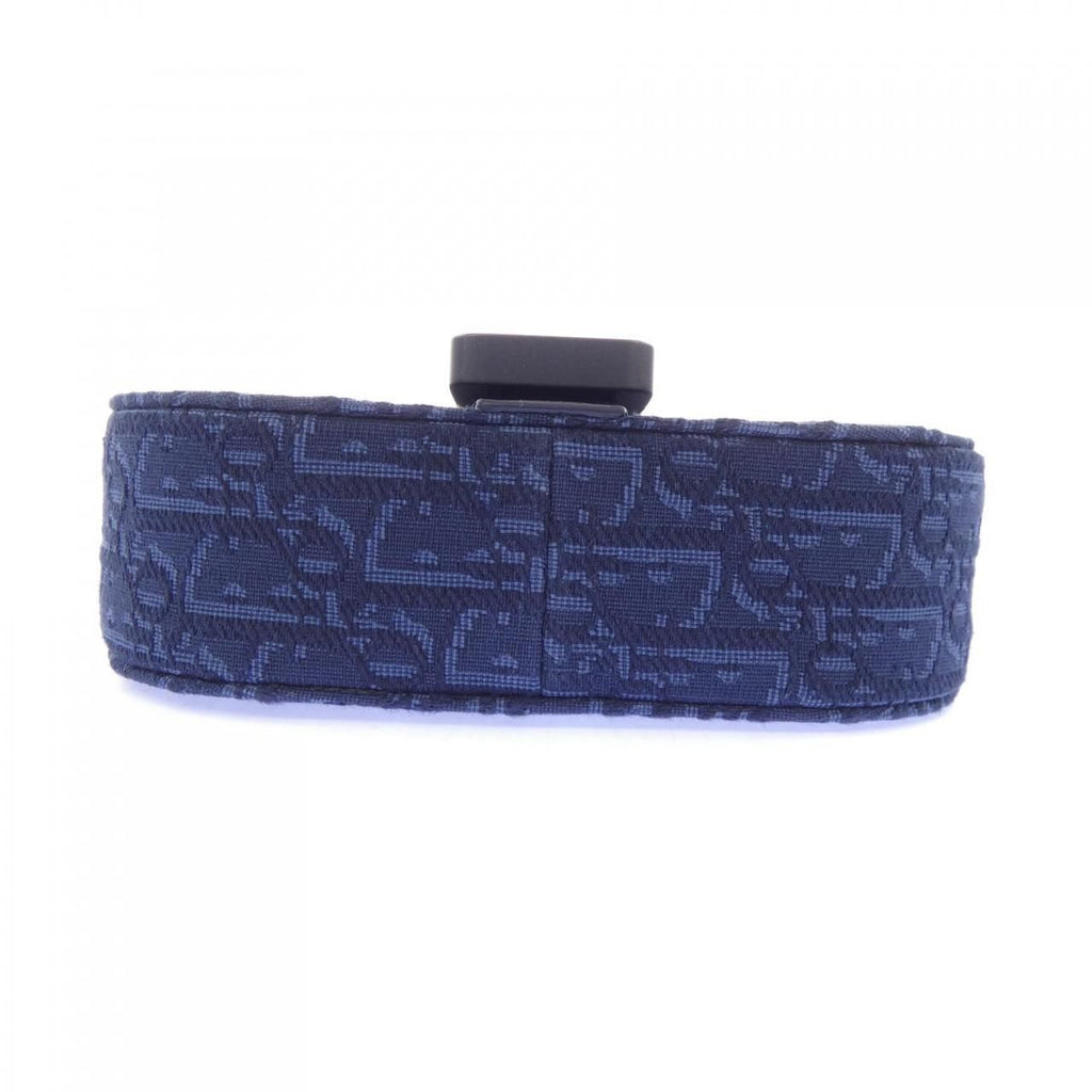 Dior Saddle Bag Handbag Navy — view 4