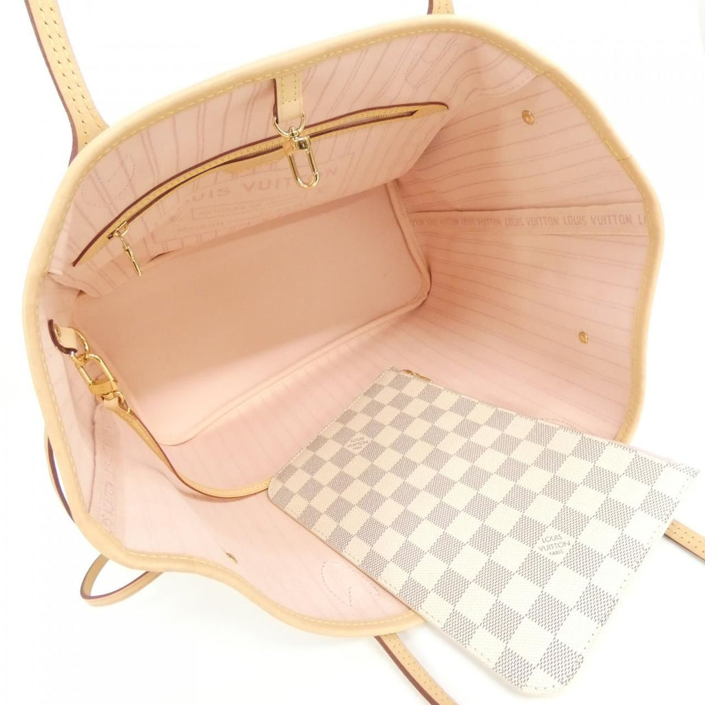 Louis Vuitton Damier Azur Neverfull MM — view 4
