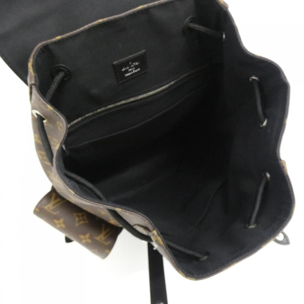 Louis Vuitton Monogram Macassar Christopher MM Backpack — view 7