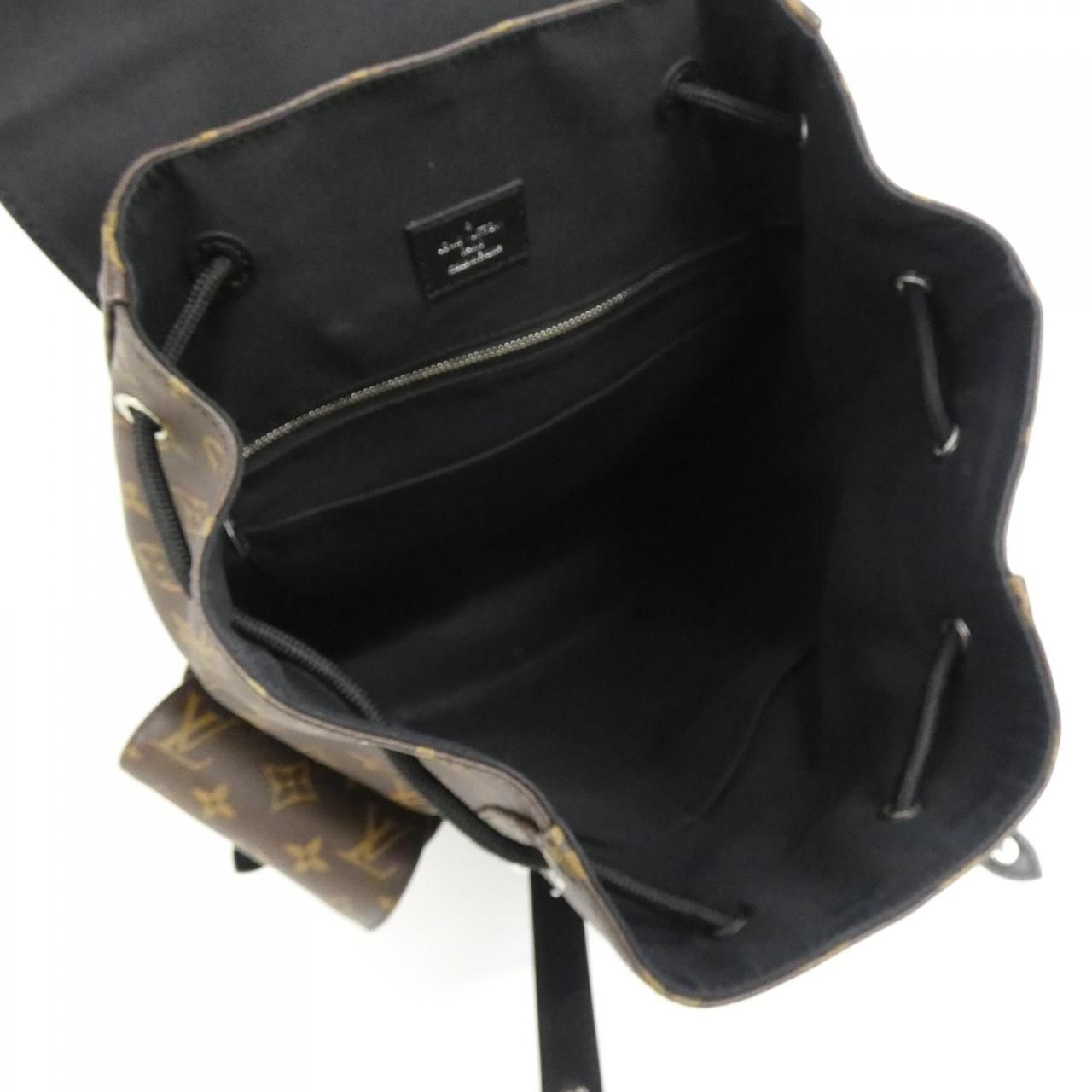 Louis Vuitton Monogram Macassar Christopher MM Backpack — view 7