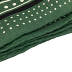 Hermes Shawl Carre Geant 140 Green les Cles Bandana Cashmere Silk Scarf — view 4