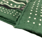 Hermes Shawl Carre Geant 140 Green les Cles Bandana Cashmere Silk Scarf — view 5