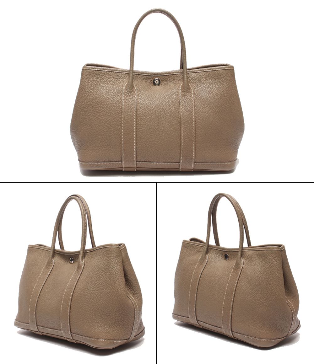 Hermes Handbag Silver Garden Party TPM — view 2