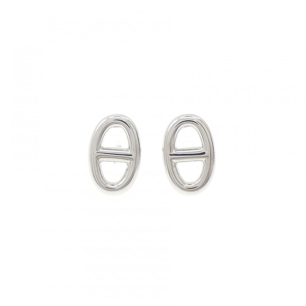Hermes Earrings White Gold