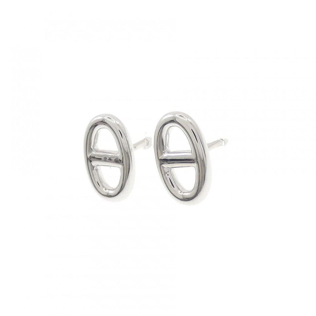 Hermes Earrings White Gold — view 2