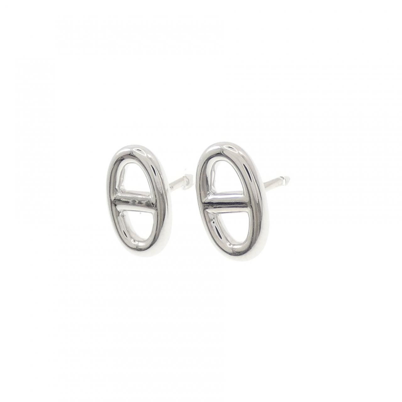 Hermes Earrings White Gold — view 2