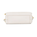 Prada Shoulder Bag Saffiano Leather Triangle Logo White — view 3