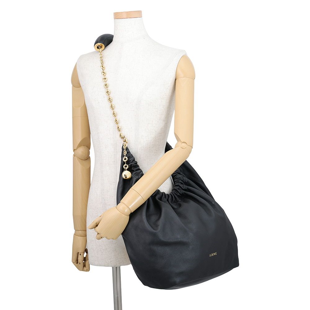 Loewe Shoulder Bag Squeeze Melona Param 2-Way Black — view 5