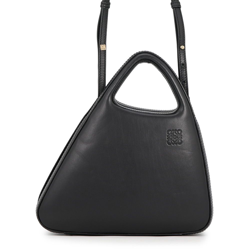 Loewe Architect a Soft Natural Calfskin 2-Way Shoulder Bag Black