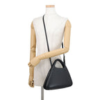 Loewe Architect a Soft Natural Calfskin 2-Way Shoulder Bag Black — view 5